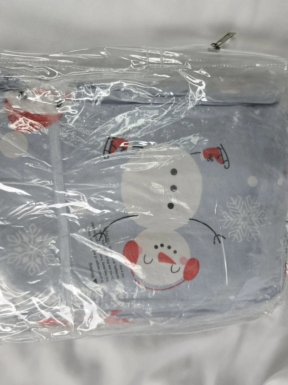 Christmas Snowman Holiday Twin Kids Quilt Set with Pillow Sham Brand New Sealed